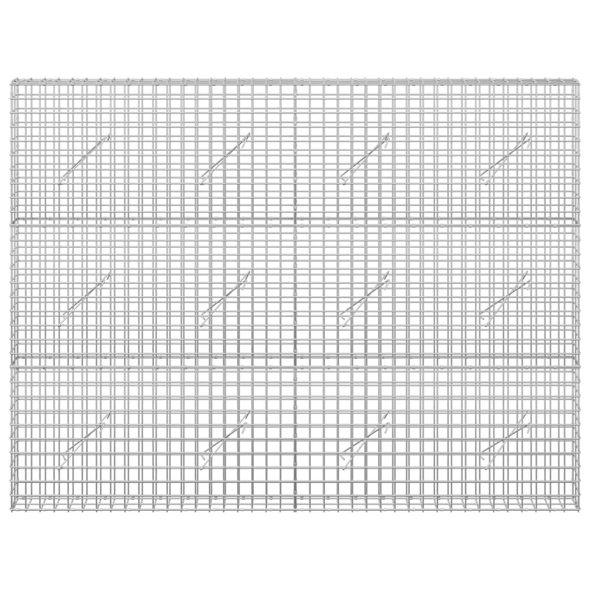 vidaXL Gabion with 5 mm Wire and 5x5 cm Mesh 200x10x150 cm 3