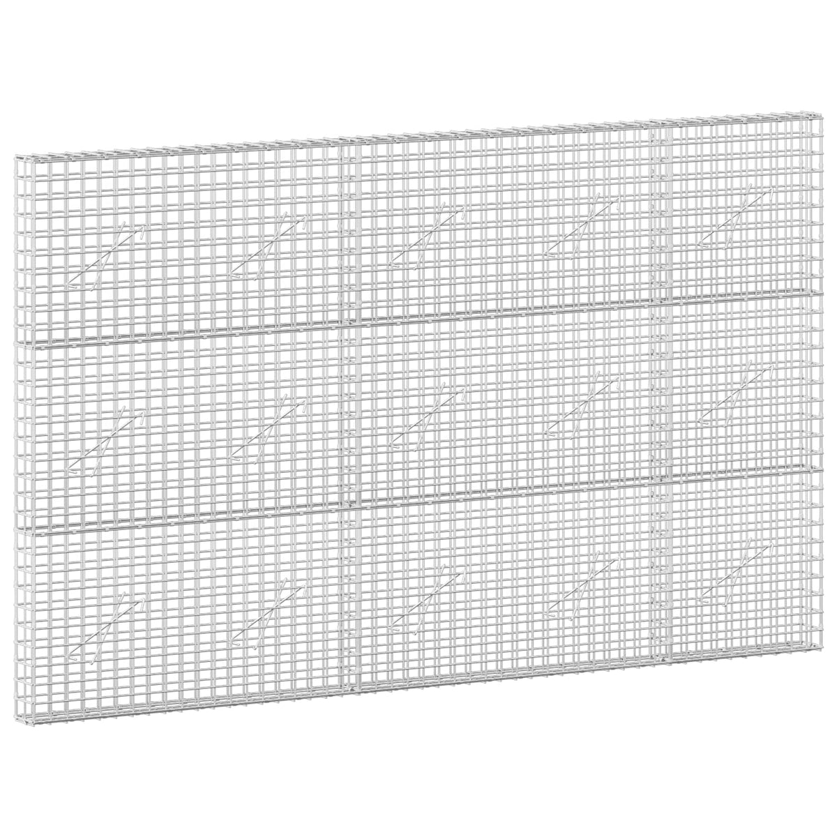 vidaXL Gabion with 5 mm Wire and 5x5 cm Mesh 250x10x150 cm 2