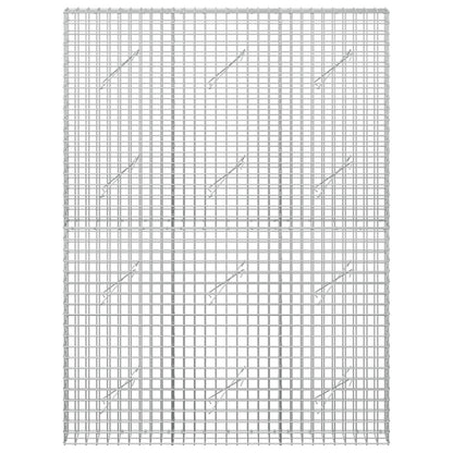 vidaXL Gabion with 5 mm Wire and 5x5 cm Mesh 150x10x200 cm 3