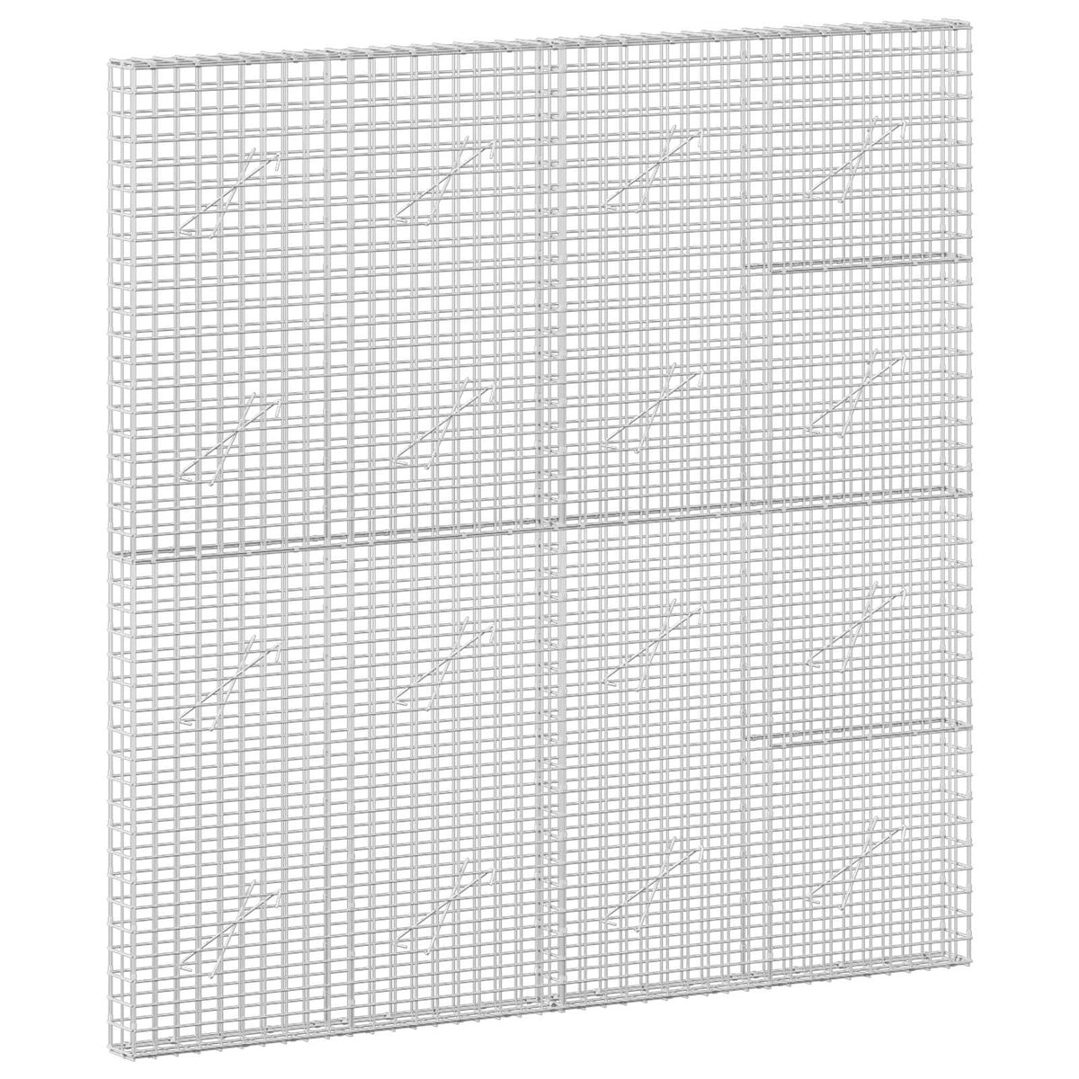 vidaXL Gabion with 5 mm Wire and 5x5 cm Mesh 200x10x200 cm 2