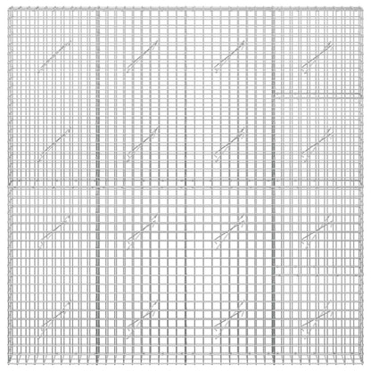 vidaXL Gabion with 5 mm Wire and 5x5 cm Mesh 200x10x200 cm 3
