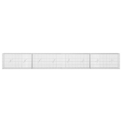 vidaXL Gabion with 5 mm Wire and 5x5 cm Mesh 400x20x50 cm 3