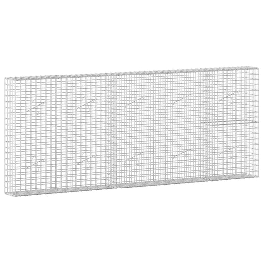 vidaXL Gabion with 5 mm Wire and 5x5 cm Mesh 250x20x100 cm 2