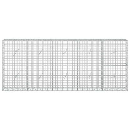 Gabion with 5 mm Wire and 5x5 cm Mesh 50x20x100 cm Height 100 cm Thickness 20 cm 50–1000 cm 250 cm