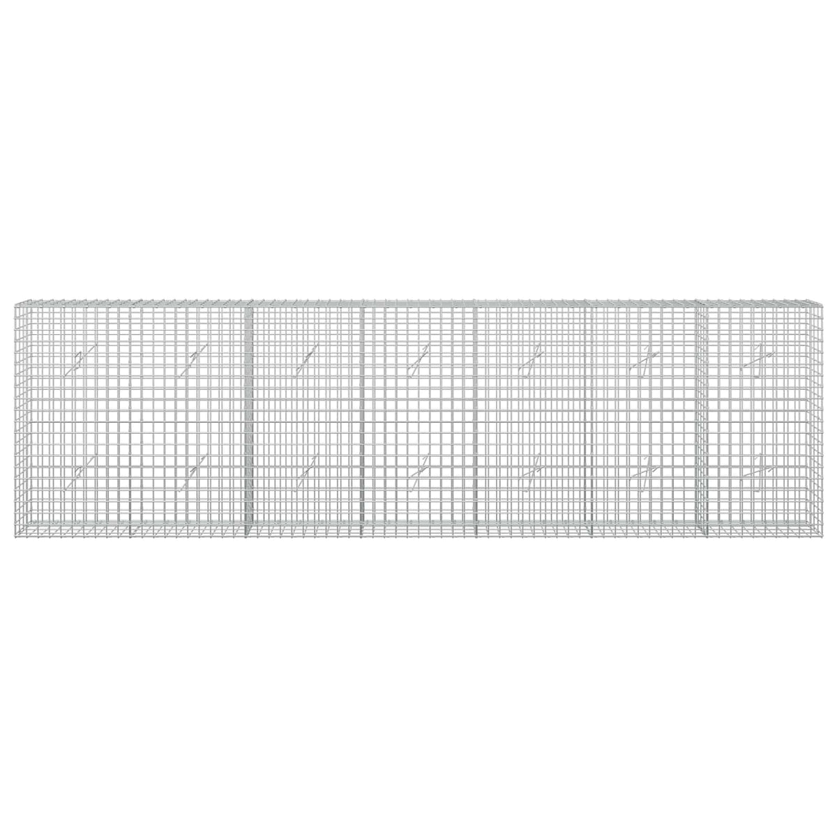 Gabion with 5 mm Wire and 5x5 cm Mesh 50x20x100 cm Height 100 cm Thickness 20 cm 50–1000 cm 350 cm