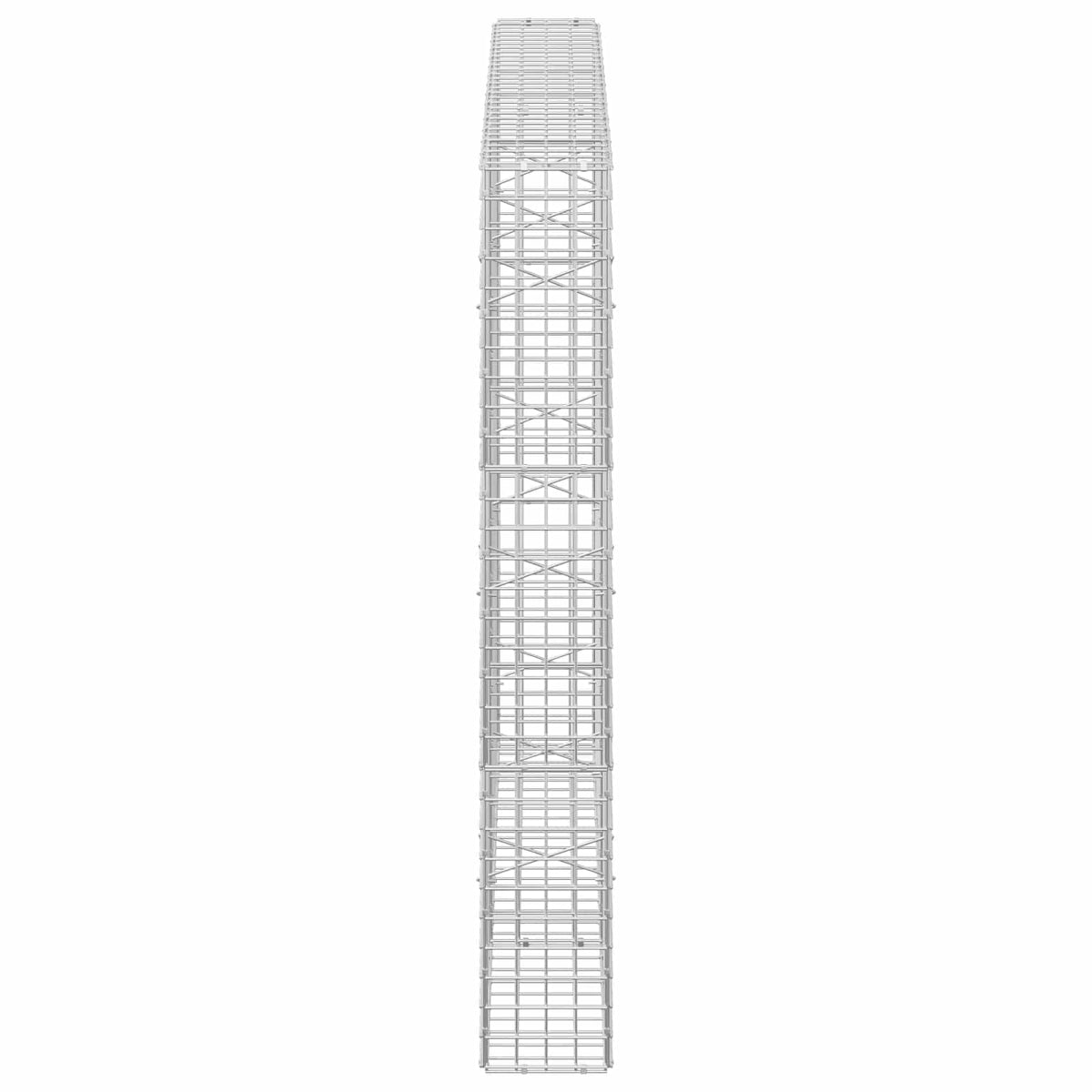 vidaXL Gabion with 5 mm Wire and 5x5 cm Mesh 150x20x150 cm 4