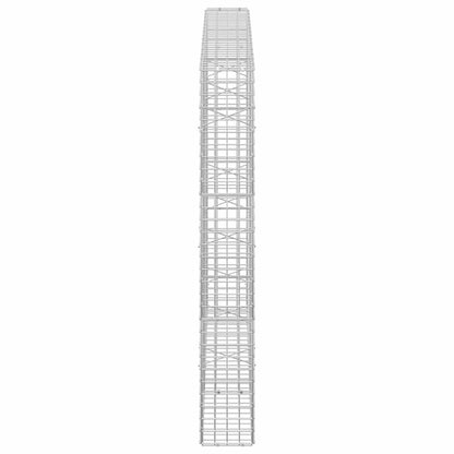 vidaXL Gabion with 5 mm Wire and 5x5 cm Mesh 150x20x150 cm 4