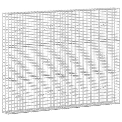 vidaXL Gabion with 5 mm Wire and 5x5 cm Mesh 200x20x150 cm 2