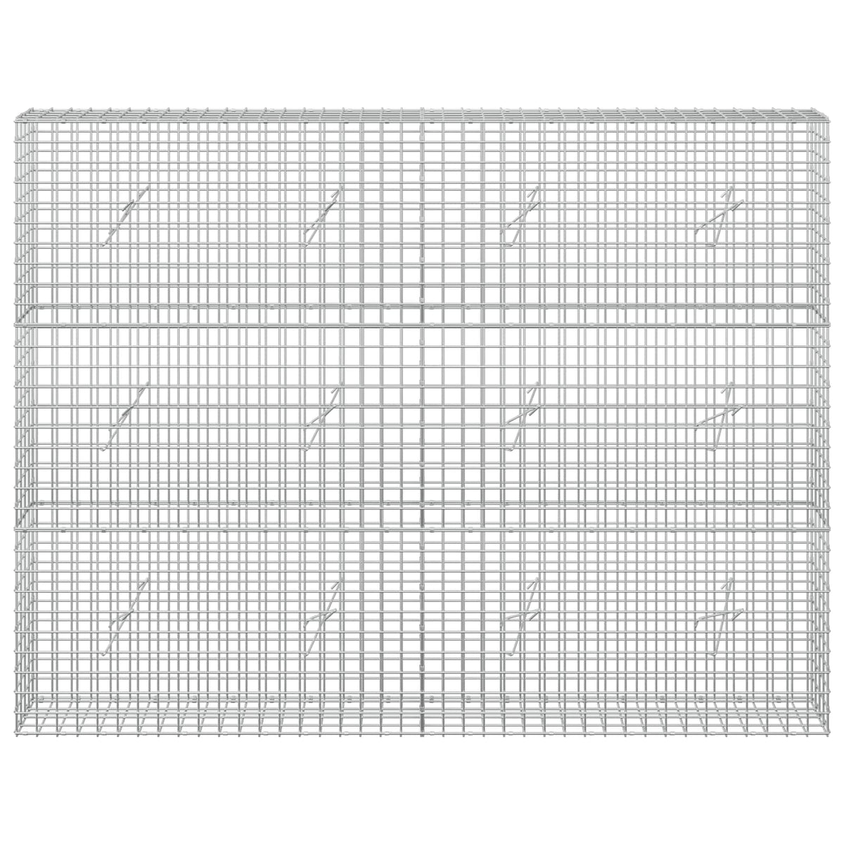 Gabion with 5 mm Wire and 5x5 cm Mesh 50x20x150 cm Height 150 cm Thickness 20 cm 50–1000 cm 200 cm