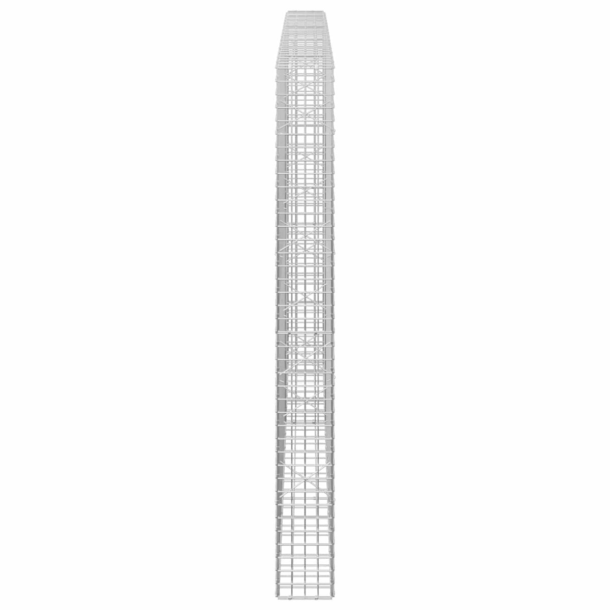 vidaXL Gabion with 5 mm Wire and 5x5 cm Mesh 150x20x200 cm 4