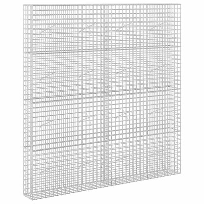 vidaXL Gabion with 5 mm Wire and 5x5 cm Mesh 200x20x200 cm 2