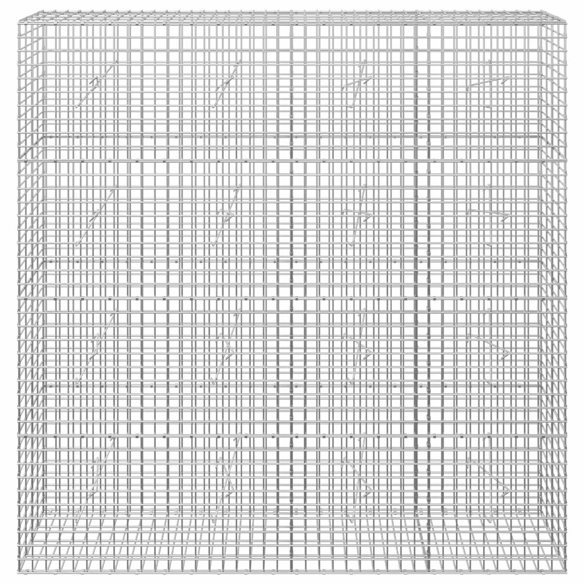vidaXL Gabion with 5 mm Wire and 5x5 cm Mesh 200x20x200 cm 3