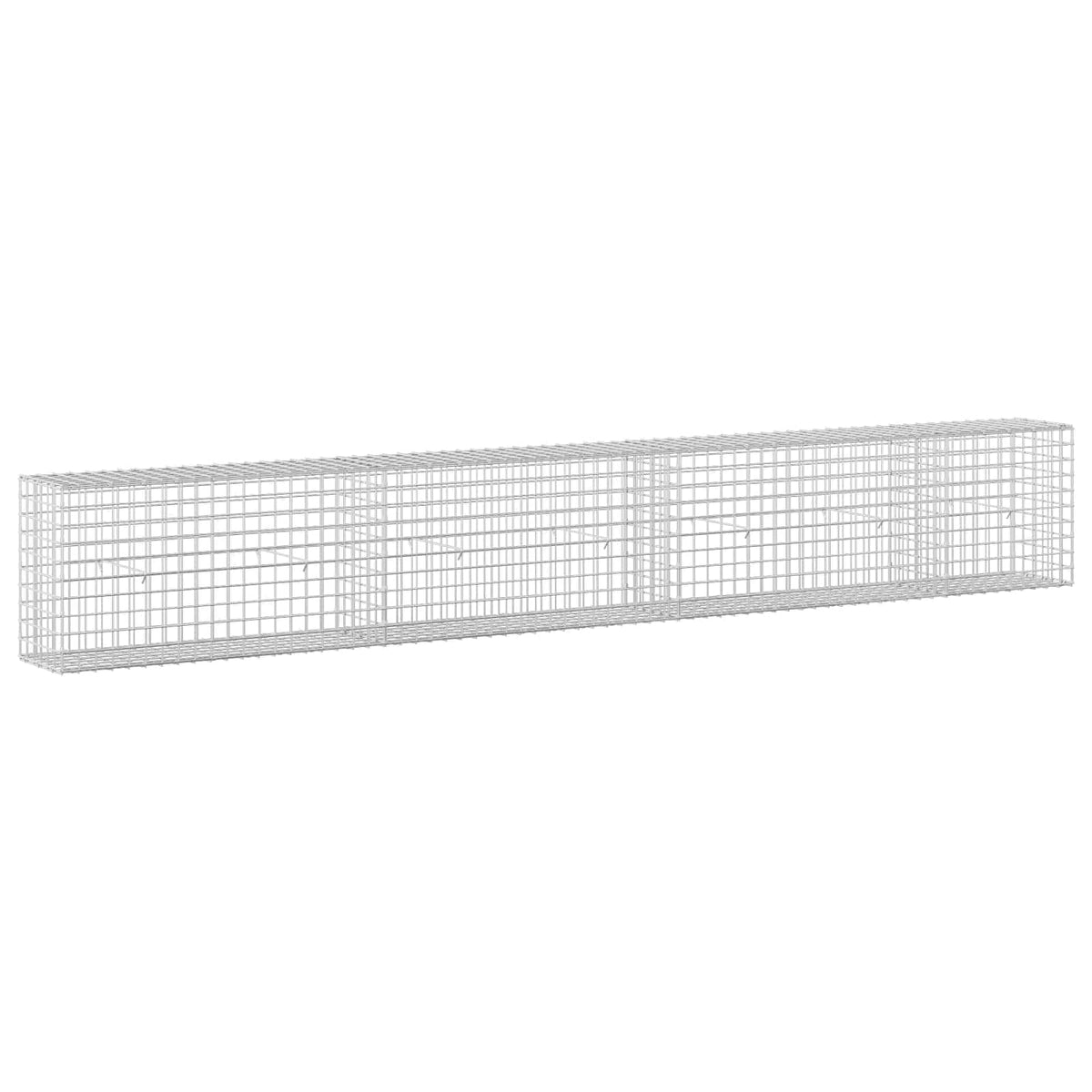 vidaXL Gabion with 5 mm Wire and 5x5 cm Mesh 350x30x50 cm 2