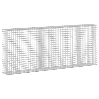 vidaXL Gabion with 5 mm Wire and 5x5 cm Mesh 250x30x100 cm 2