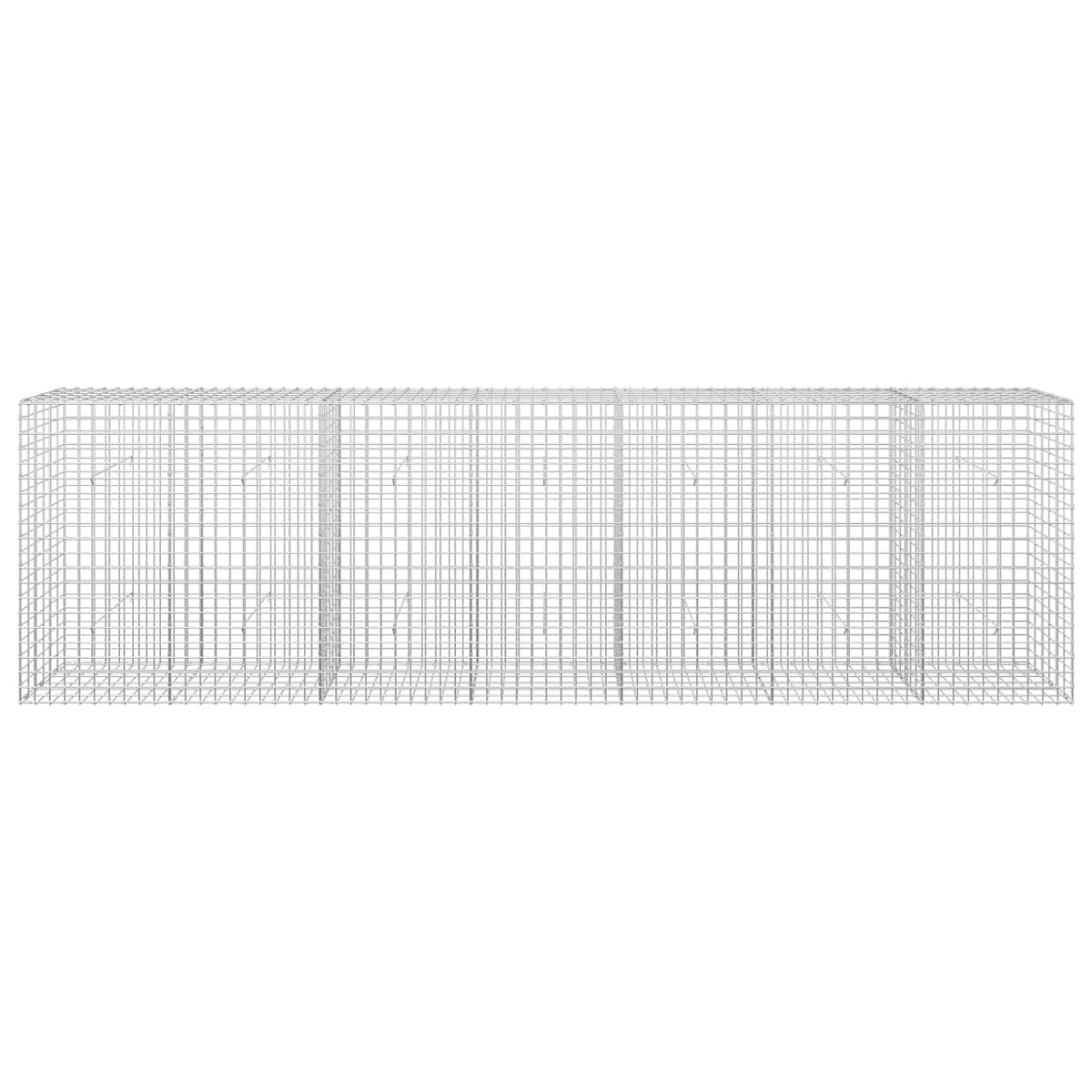 vidaXL Gabion with 5 mm Wire and 5x5 cm Mesh 350x30x100 cm 3