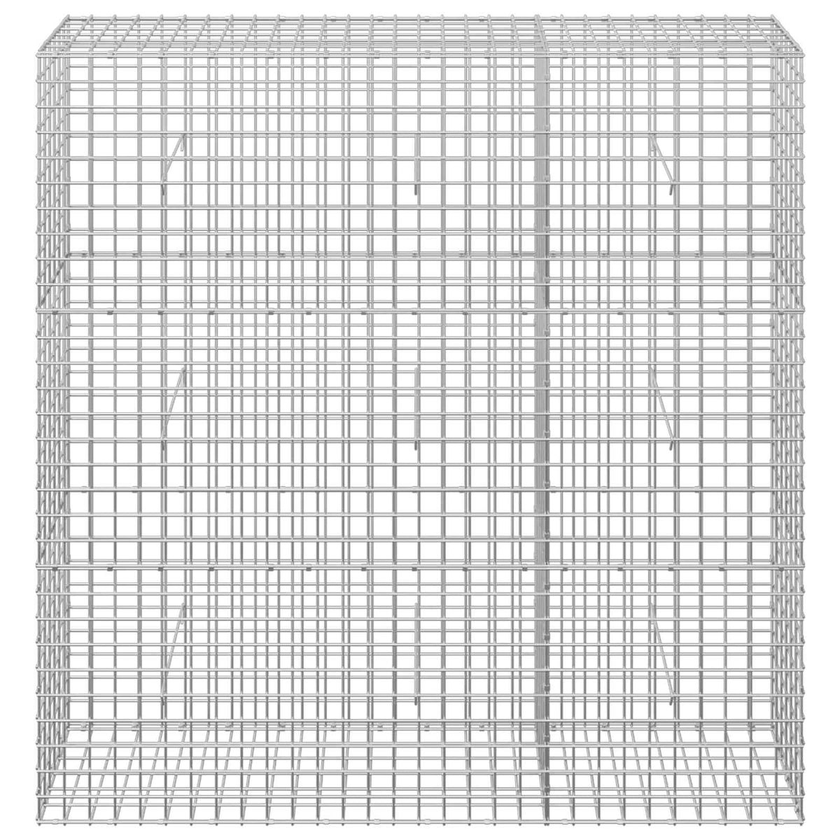 vidaXL Gabion with 5 mm Wire and 5x5 cm Mesh 150x30x150 cm 3