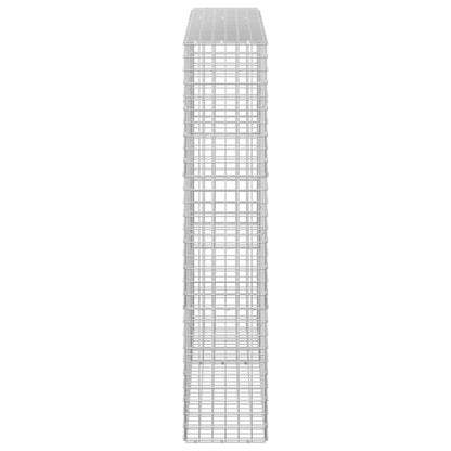 vidaXL Gabion with 5 mm Wire and 5x5 cm Mesh 150x30x150 cm 4