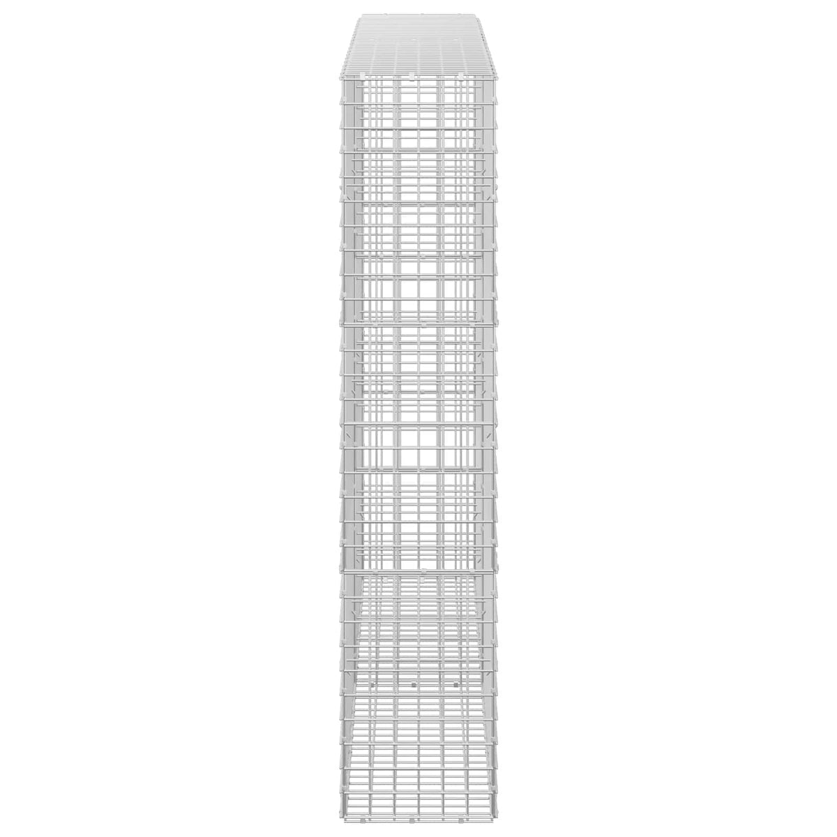 vidaXL Gabion with 5 mm Wire and 5x5 cm Mesh 200x30x150 cm 4
