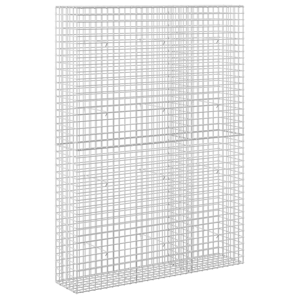 vidaXL Gabion with 5 mm Wire and 5x5 cm Mesh 150x30x200 cm 2