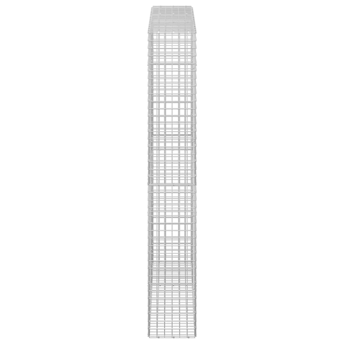 vidaXL Gabion with 5 mm Wire and 5x5 cm Mesh 150x30x200 cm 4