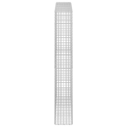 vidaXL Gabion with 5 mm Wire and 5x5 cm Mesh 150x30x200 cm 4