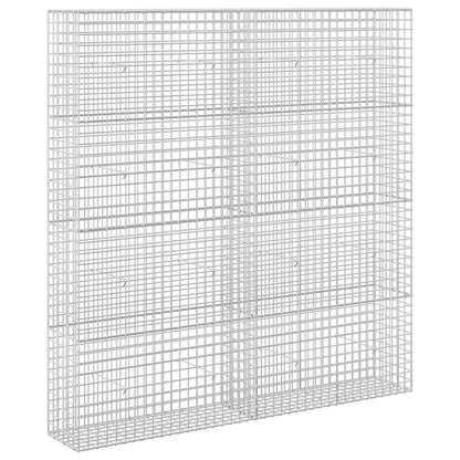 vidaXL Gabion with 5 mm Wire and 5x5 cm Mesh 200x30x200 cm 2
