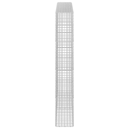 vidaXL Gabion with 5 mm Wire and 5x5 cm Mesh 200x30x200 cm 4