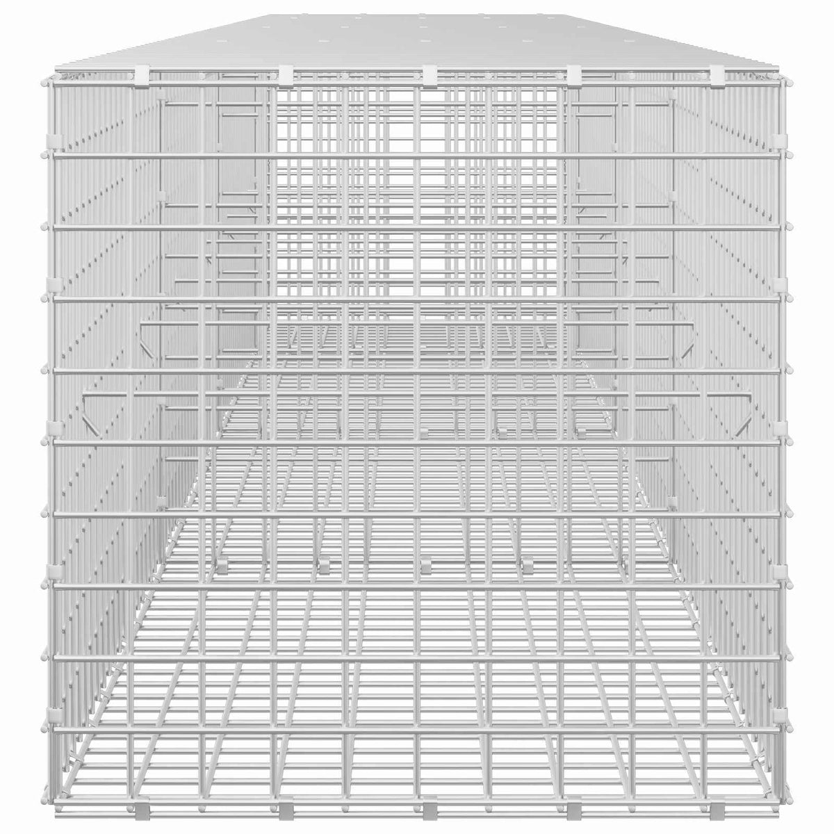 vidaXL Gabion with 5 mm Wire and 5x5 cm Mesh 350x50x50 cm 4