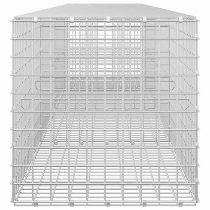 vidaXL Gabion with 5 mm Wire and 5x5 cm Mesh 350x50x50 cm 4