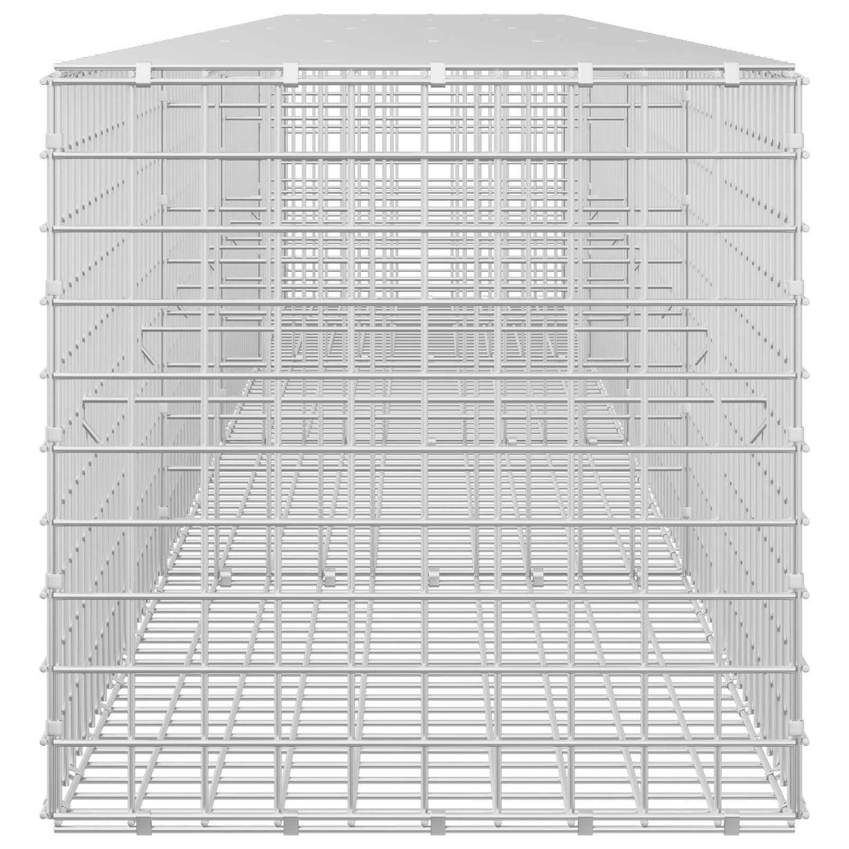 vidaXL Gabion with 5 mm Wire and 5x5 cm Mesh 400x50x50 cm 4