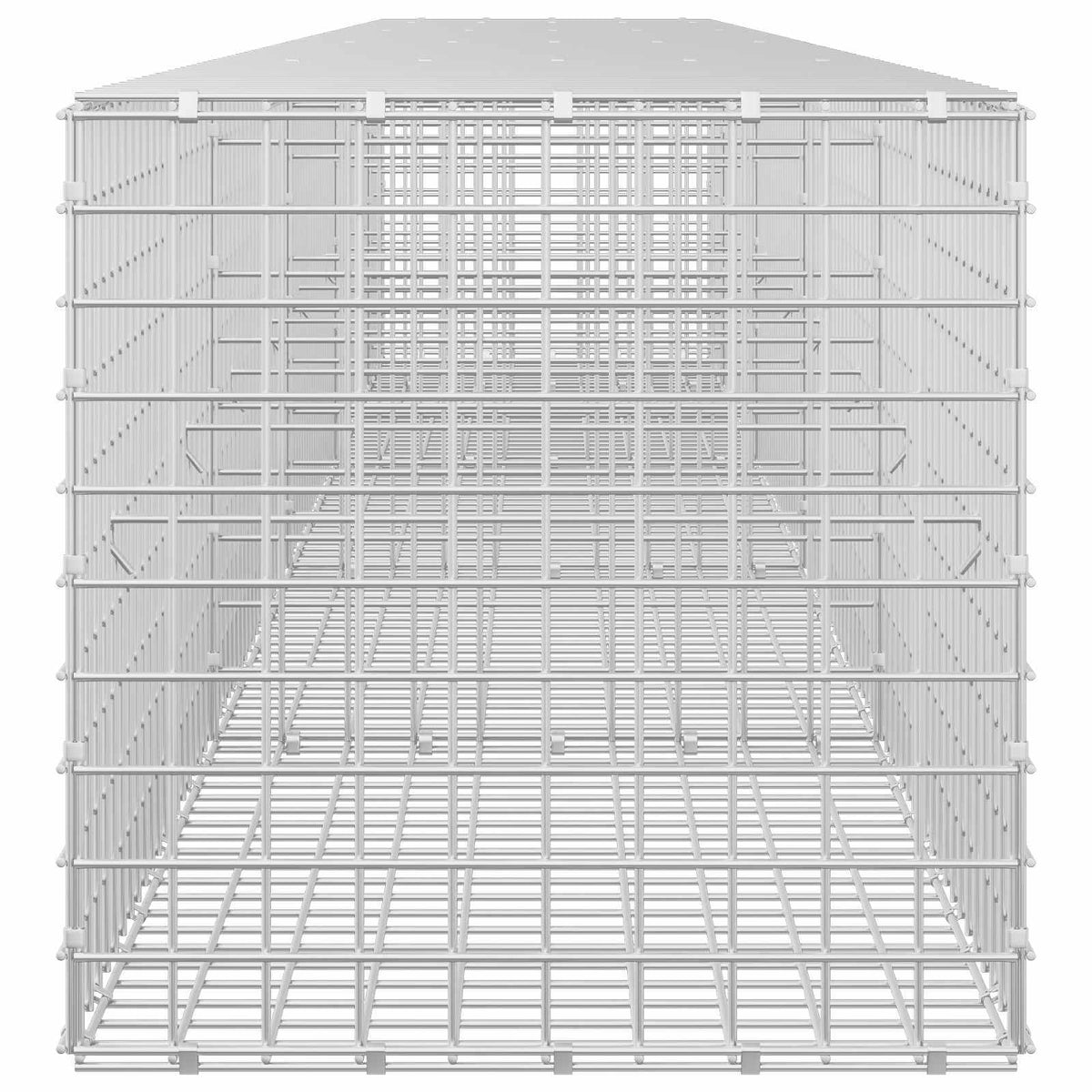 vidaXL Gabion with 5 mm Wire and 5x5 cm Mesh 450x50x50 cm 4