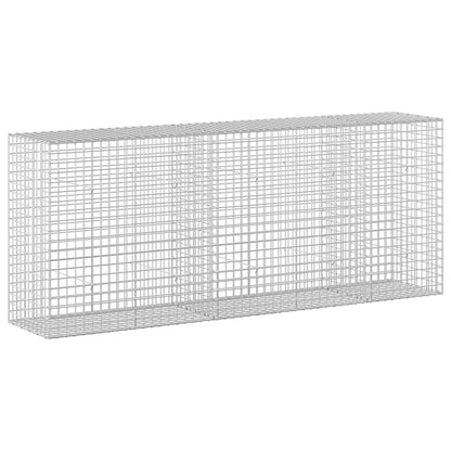vidaXL Gabion with 5 mm Wire and 5x5 cm Mesh 250x50x100 cm 2