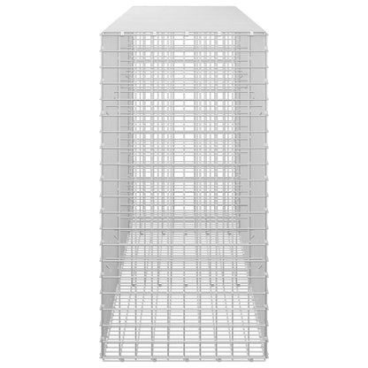 vidaXL Gabion with 5 mm Wire and 5x5 cm Mesh 250x50x100 cm 4