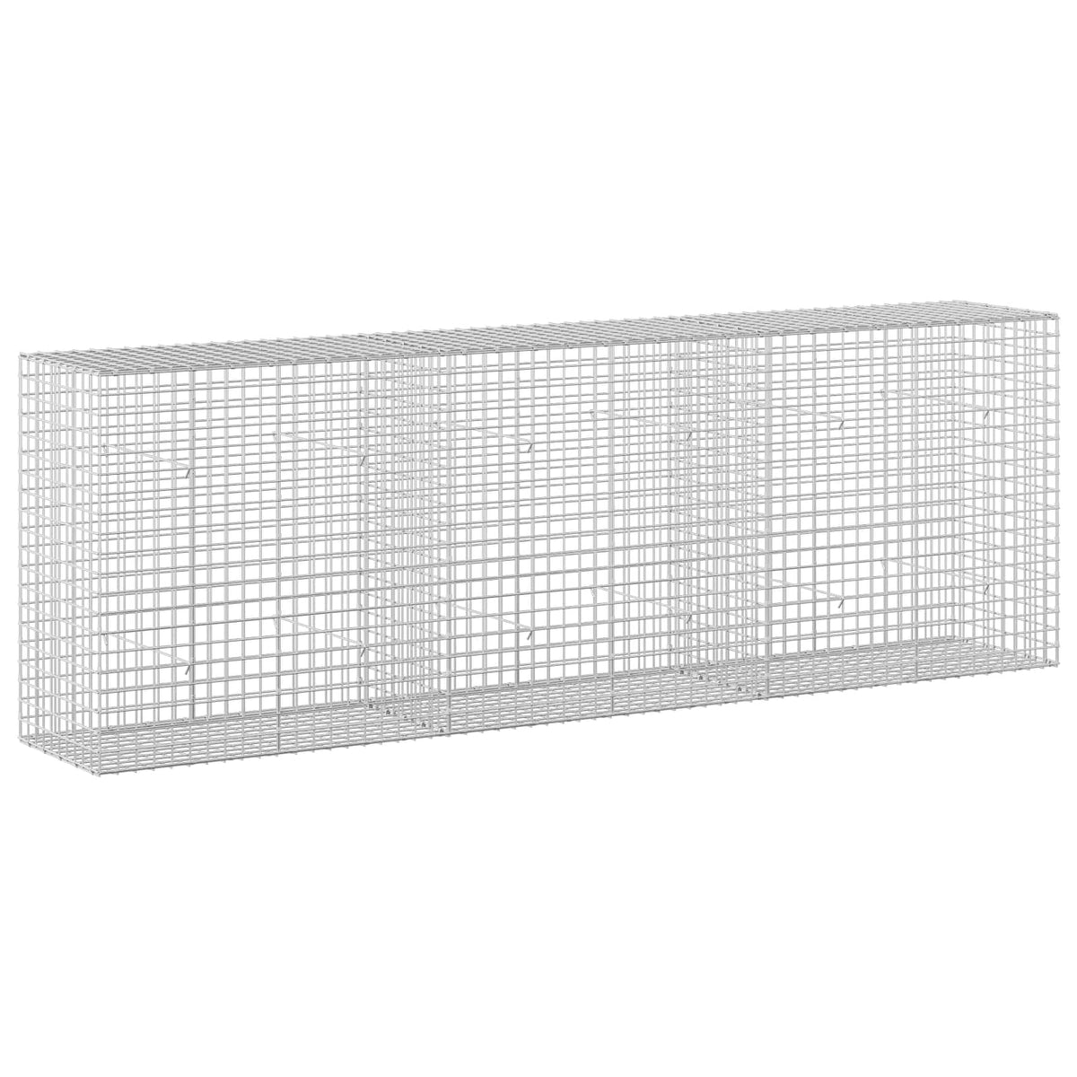 vidaXL Gabion with 5 mm Wire and 5x5 cm Mesh 300x50x100 cm 2