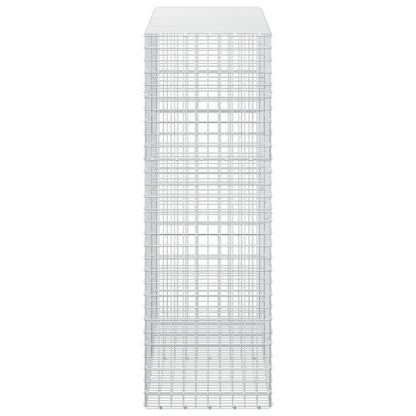 vidaXL Gabion with 5 mm Wire and 5x5 cm Mesh 200x50x150 cm 4