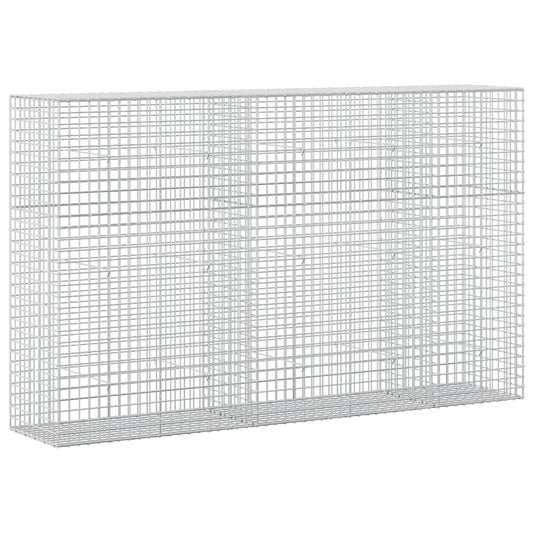 vidaXL Gabion with 5 mm Wire and 5x5 cm Mesh 250x50x150 cm 2