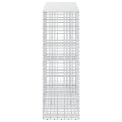 vidaXL Gabion with 5 mm Wire and 5x5 cm Mesh 250x50x150 cm 4