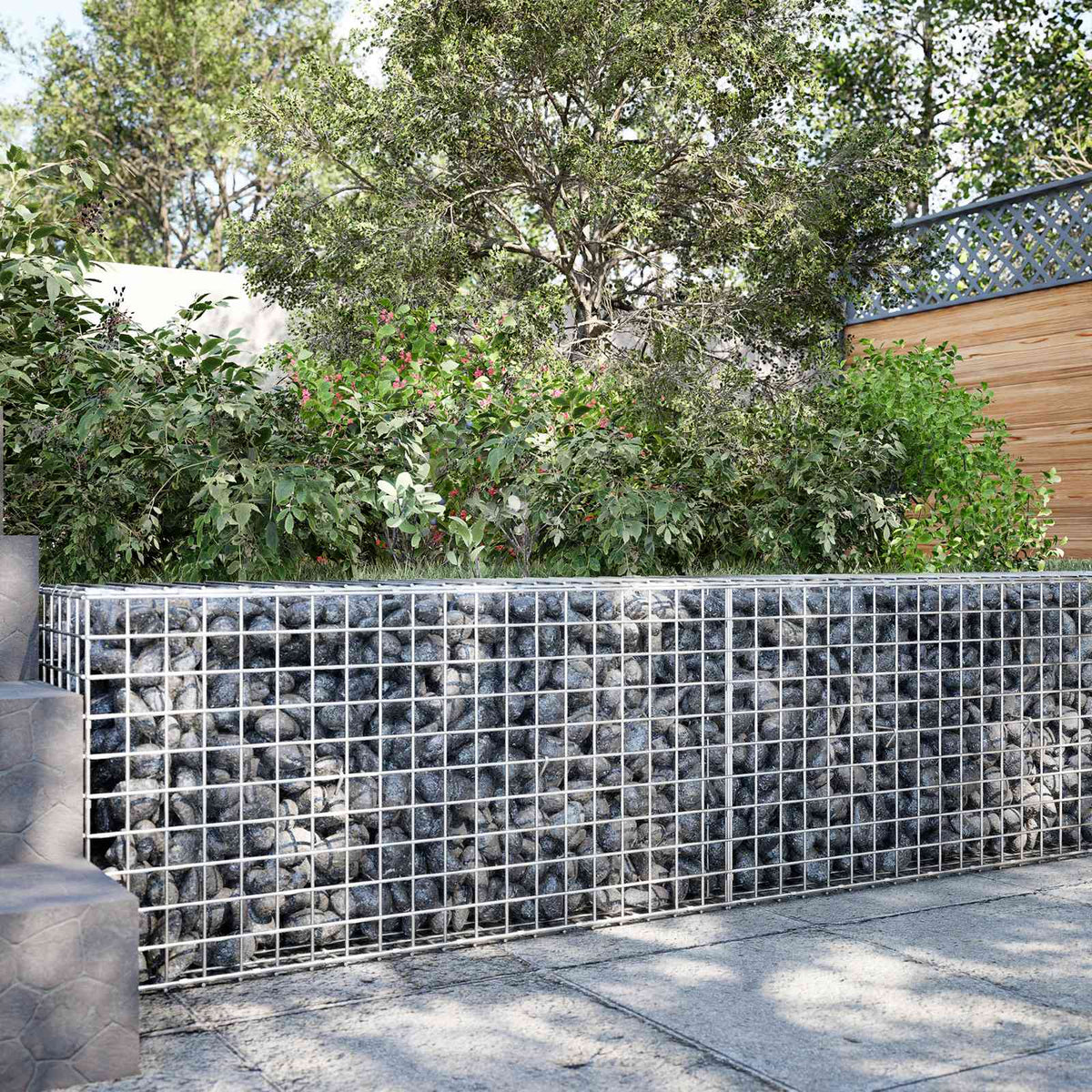 vidaXL Gabion with 5 mm Wire and 5x5 cm Mesh 50x100x50 cm