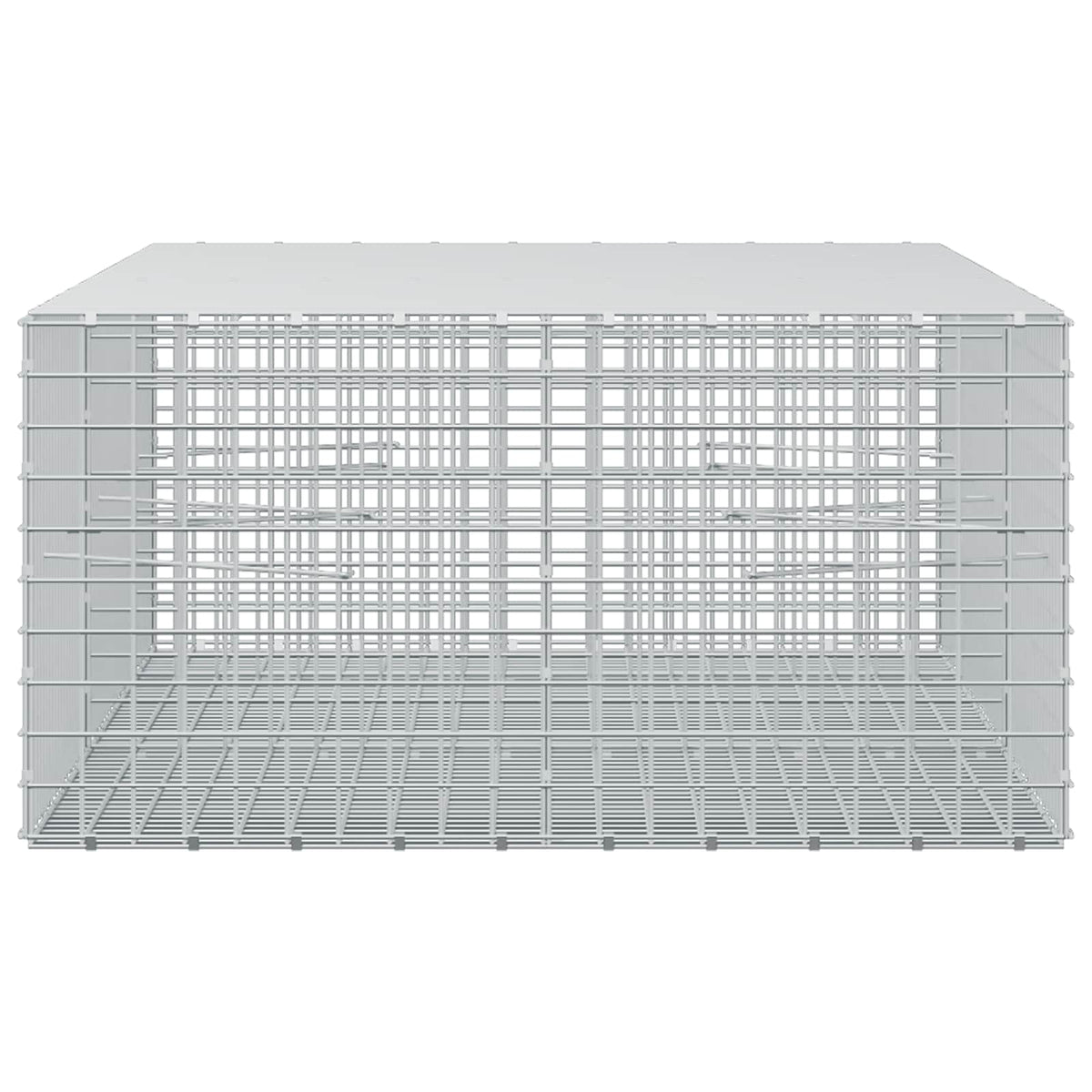 vidaXL Gabion with 5 mm Wire and 5x5 cm Mesh 250x100x50 cm 4
