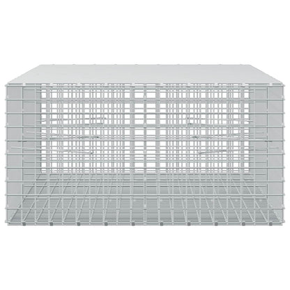 vidaXL Gabion with 5 mm Wire and 5x5 cm Mesh 250x100x50 cm 4