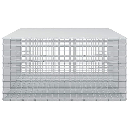 vidaXL Gabion with 5 mm Wire and 5x5 cm Mesh 300x100x50 cm 4