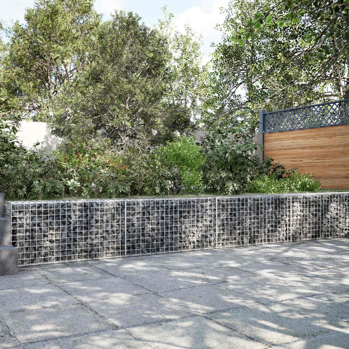 vidaXL Gabion with 5 mm Wire and 5x5 cm Mesh 50x100x50 cm
