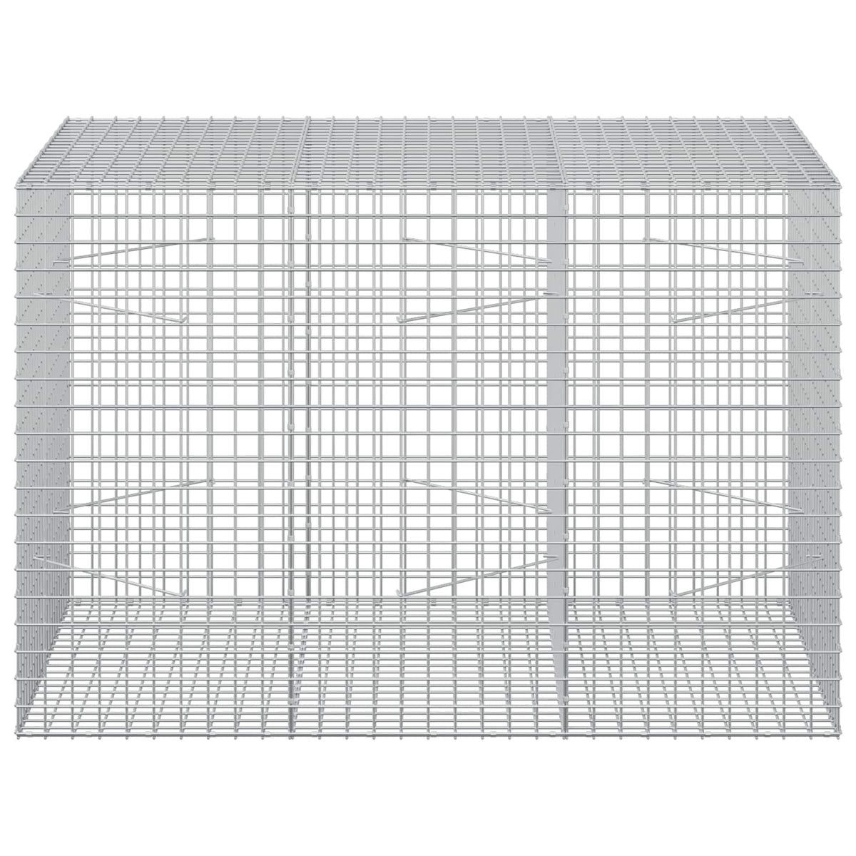 vidaXL Gabion with 5 mm Wire and 5x5 cm Mesh 150x100x100 cm 3