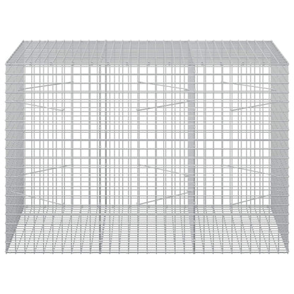 vidaXL Gabion with 5 mm Wire and 5x5 cm Mesh 150x100x100 cm 3
