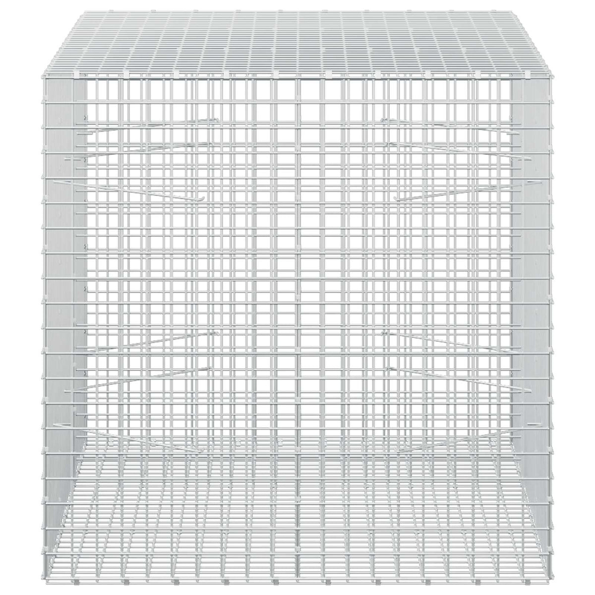 vidaXL Gabion with 5 mm Wire and 5x5 cm Mesh 150x100x100 cm 4