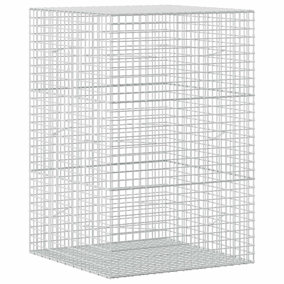 vidaXL Gabion with 5 mm Wire and 5x5 cm Mesh 100x100x150 cm 2