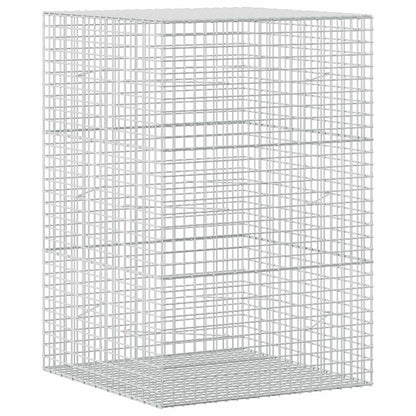 vidaXL Gabion with 5 mm Wire and 5x5 cm Mesh 100x100x150 cm 2