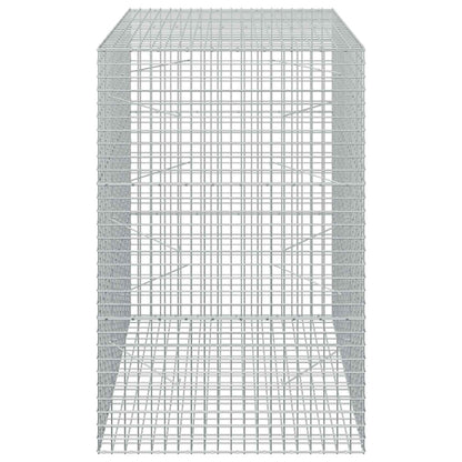 vidaXL Gabion with 5 mm Wire and 5x5 cm Mesh 100x100x150 cm 3