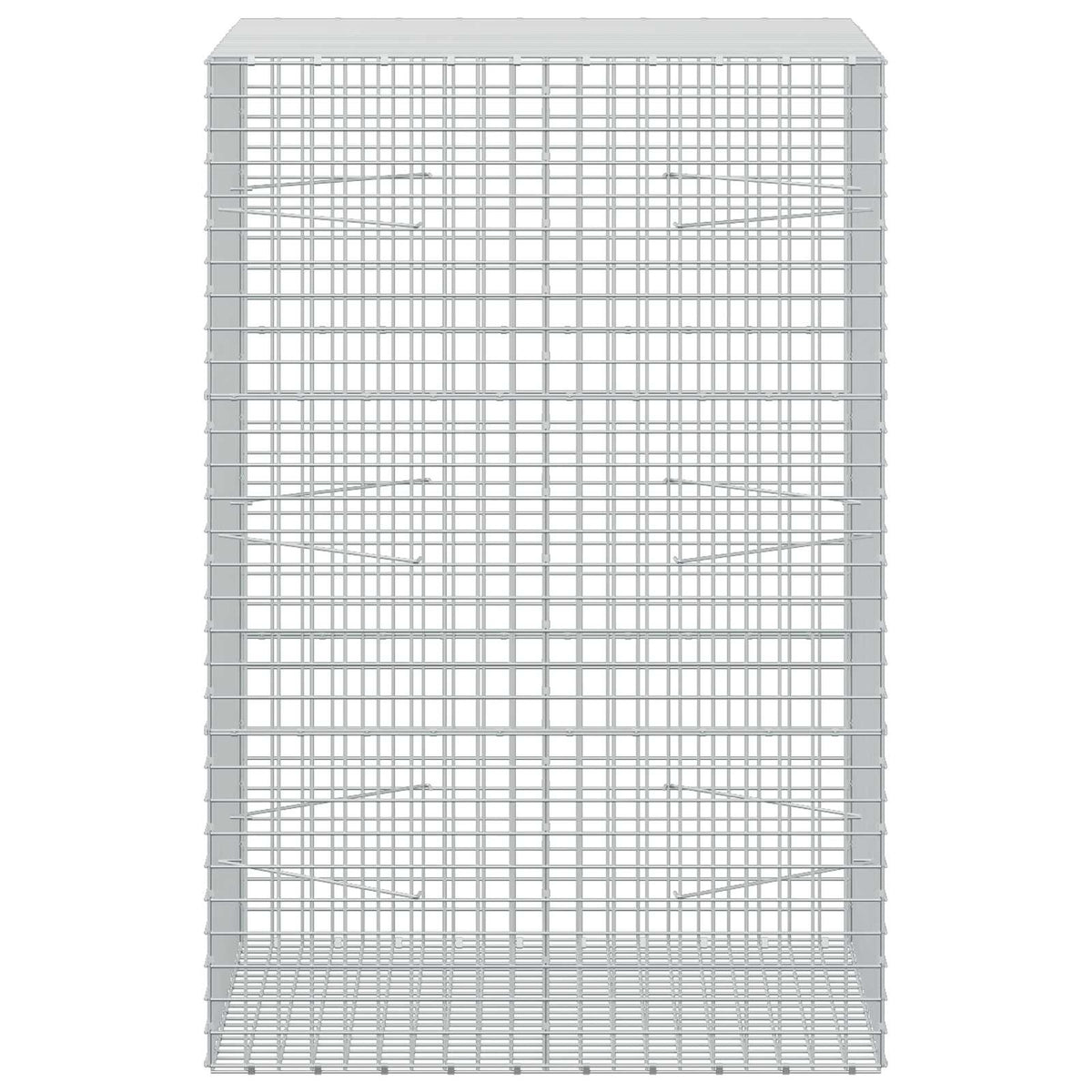 vidaXL Gabion with 5 mm Wire and 5x5 cm Mesh 100x100x150 cm 4