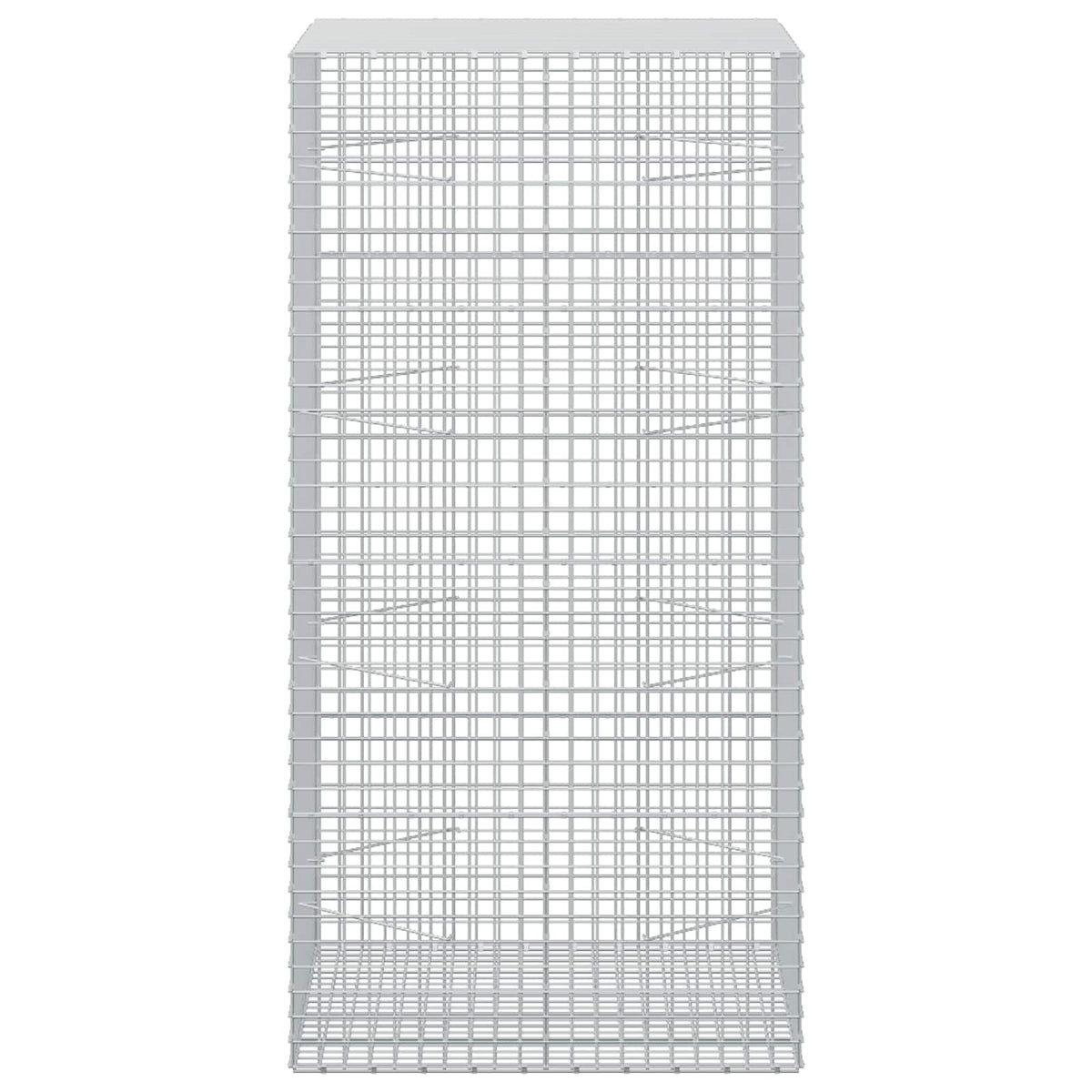 vidaXL Gabion with 5 mm Wire and 5x5 cm Mesh 100x100x200 cm 4